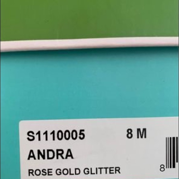 Kate Spade Andra Rose Gold Sparkle Mules - Picture 5 of 7